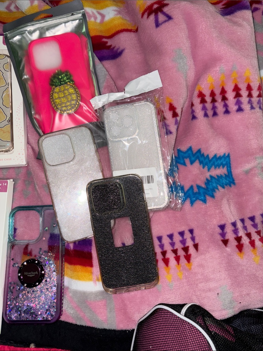 Disney IPhone 14 Pro Case Variety Pack - Princess, bling, spongebob - Picture 3 of 3
